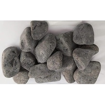 Siyah Bazalt Taşı 2 KG Siyah Bazalt Dolomit Taşı