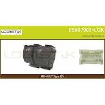 Cam Açma Düğmesi - Dacia Sandero - Hellux-pra700101