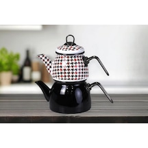 Forte Black Mini Model Emaye Çaydanlık 1