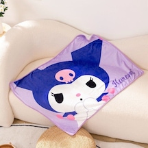 Sevimli Karikatür Desenli Kışık Çocuk Büyük Boy Battaniye 001