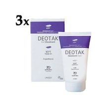 Deotak Soft Unisex Krem Deodorant 35 ML x 3