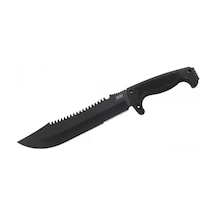 Sog F03t Kamp Tırtıklı Testereli Outdoor Pala / Bıçak 39 Cm - Kauçuk Saplı