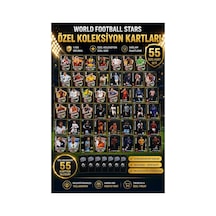 Cantex Tech Futbolcu Oyun Karti 55 Adet Black Series Pocket Esnek Kırılmaz Parlak Kart