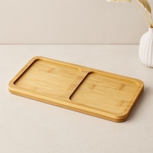 Bambu 2 Bölmeli Yağdanlık Altlığı 20x10x0.8 Cm Renkli