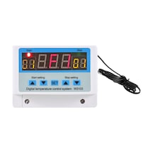 Mufunye 10A/DC 12V Led Dijital Sıcaklık Kontrol Cihazı Akıllı Termostat