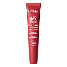 Babe Lip&Cheek Balm Dudak ve Yanak Balmı Red SPF50 20 ML