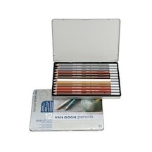 Talens Van Gogh Sketch Set Special Sanguine Kalemi Metal Set 12'l