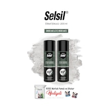 Selsil Etiket Sökücü, 200 Ml 2 Adet Ve Rosie Pamuk
