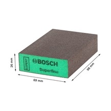 Süper İnce Zımpara Bloku 69 X 97 X 26 Mm Yüksek Performans İçin Ideal