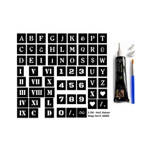 Hint Kınası Ve Şablonla Geçici Dövme Yapma Seti Set 5