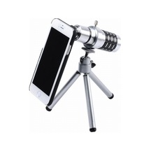 I Phone5,5s,i Phone4.4s Için Alüminyum 14x Optik Zoom Yakından Görüntü Çekme Dürbün Lisinya Gümüş