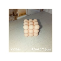 Yy3844 - Bubble Mumluk 4.5x4.5x3 - Silikon Kalip, Yy3844, Silikon