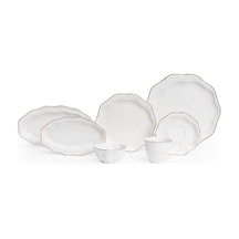 Maxx Doria Daily Gold 6 Kişilik 26 Parça Kahvaltı Takımı Pa2086 Beyaz