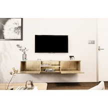 Lujıa Duvara Monte Tv Ünitesi Traverten