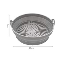 Katlanabilir Hava Fritözü Silikon Astar Yeniden Kullanılabilir