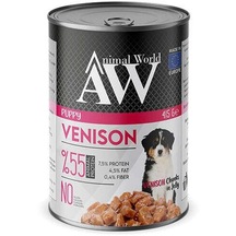 Animal World Geyik Etli Puppy Köpek Konserve Maması 415 G