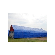 Morilu Branda - 120 Gr Mavi Branda - Çadır Branda - Kar ve Su Geçirmez PVC Branda - Kenarları Halkalı - Gölgelik Tente