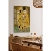 Gustav Klimt The Kiss Cam Tablo Öpücük Aşk Temalı Klasik Sanat