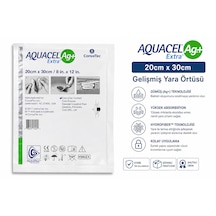 Aquacel Ag+ Extra Gümüş İçerikli Yara Örtüsü 20x30 Cm