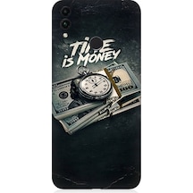 Huawei Honor 8c Uyumlu Para Zamanı Desenli Silikon Kılıf
