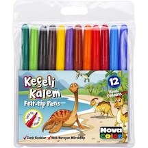 Nova Color Keçeli Kalem 12 Renk Nc-620