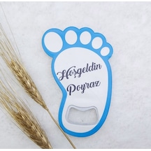 Ayak Açacak Magnet 8x6 Cm Uv Erkek Bebek Magnetleri Bebe 30 Adet