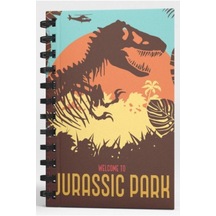 Lisanslı Jurassic Park Wellcome To Spiralli Defter Kahverengi