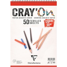 Clairefontaine Cray'On Çizim Blok A5 120Gr 50 Yaprak