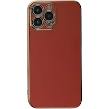 Newface Apple Uyumlu İphone 15 Pro Max Kılıf Volet Silikon - Kırmızı - Özel Seri 8683140618452