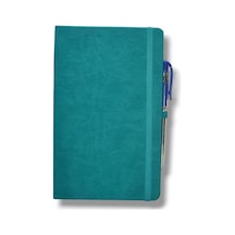 Tarihsiz 13x21 Turkuaz Çizgili Defter İvory Kağıt Diğer