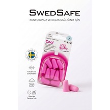 Swedsafe Cool Kulak Tıkacı, S Boyut, 5 Çift, 33 Db Gürültü Azaltma, Yumuşak Köpük, İş, Seyahat Ve Uyku