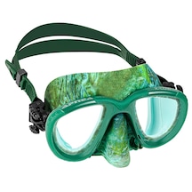 Apnea X Low Green Dalış Maskesi Yeşil - Kamuflaj