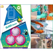 Hermit 3 Lt. Cam Temizleyici Tablet 3 Lü 3 Litre Paket Tropikal Kokulu Doğa Dostu Tablet