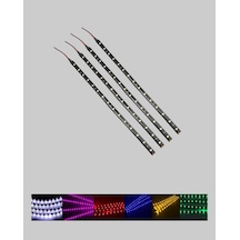 Led Yağmur Işığı Seti 10 Adet Meteor Çubuk Aydınlatma Sarı