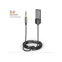 Toocki Aux Bluetooth Mikrofonlu 3.5mm 5.0 Verici Araç Kiti