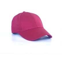 Unisex Bordo Spor Arkası Cırtlı Ayarlanabilir Şapka 55-60 Cm