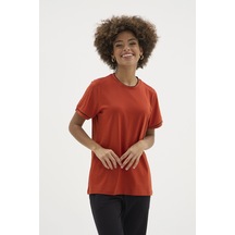 Kocabey Kkt-26156k Kadın O Yaka Pijama Takımı Kiremit