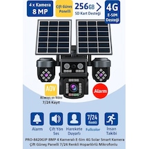 Balandı Pro-8420gıp 8mp 4 Kameralı 4g Aov Esım Solar Kamera