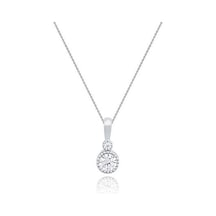 Tektaş - Beyaz Altın 14 Ayar Tektaş Kolye N11.45618