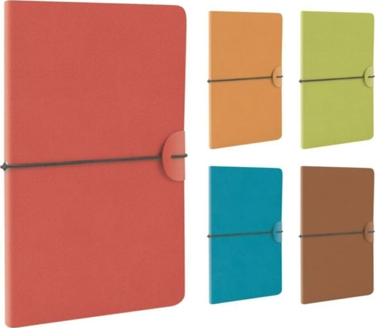 Keepnotes Iplik Dikiş Sert Kapak 13x21 120 Yaprak Çizgili Defter Karışık