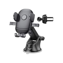 Luckysouk Eller Serbest Pano Ön Cam Hava Firar Araç Telefonu Tutucu Montaj Tüm Cep Telefonları Için Fit Siyah Torpido Üstü Omm2xı