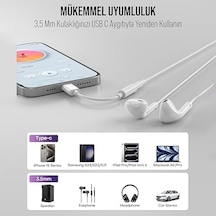 Type-c Usb C To 3.5mm Dönüştürücü Adaptör Kulaklık Dönüştürücü Sh-007