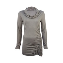 Bulalgiy Kadın Gri Boğazlı Bluz - Bga525788 Gri