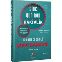 Dizgi Kitap Sine Qua Non Hakimlik Kamu Hukuku Tamamı Çözümlü Soru
