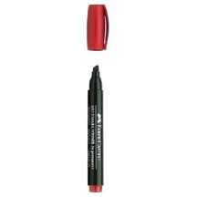 Faber Castell Parmanent Markör 54 Kesik Uç Kırmızı