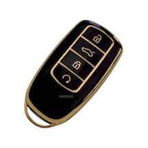 Chery Tiggo 7 Pro 8 Pro Omoda 5 Anahtar Koruma Kılıfı Siyah Gold Sert Lüks Koruyucu Kapak