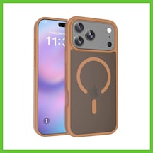 Bezos Joko İphone 17 Pro Uyumlu Jota Magsafe Kapak - Çöl Titanyum Dmc