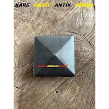 Oksit Pirinç Kare Antik Kabara Raptiye Koltuk Çivisi 5.5 Cm 1 Ade