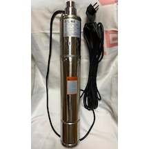 Doma 1 Hp-220v-4" Helezon Fanlı Temiz Su Derinkuyu Dalgıç Pompa+10 Mt. Kablo
