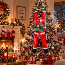 Yılbaşı Tırmanan Noel Baba 120 Cm Diğer